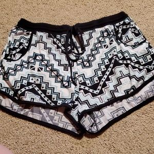Aztec print shorts